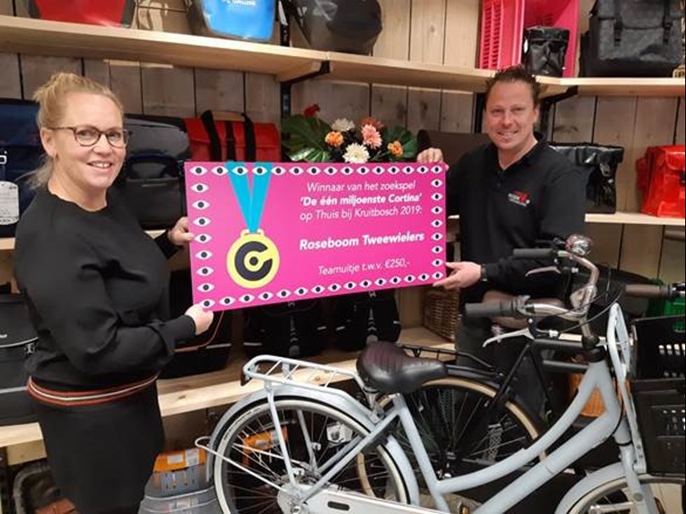Roseboom Tweewieler wint teamuitje t.w.v. €250,-