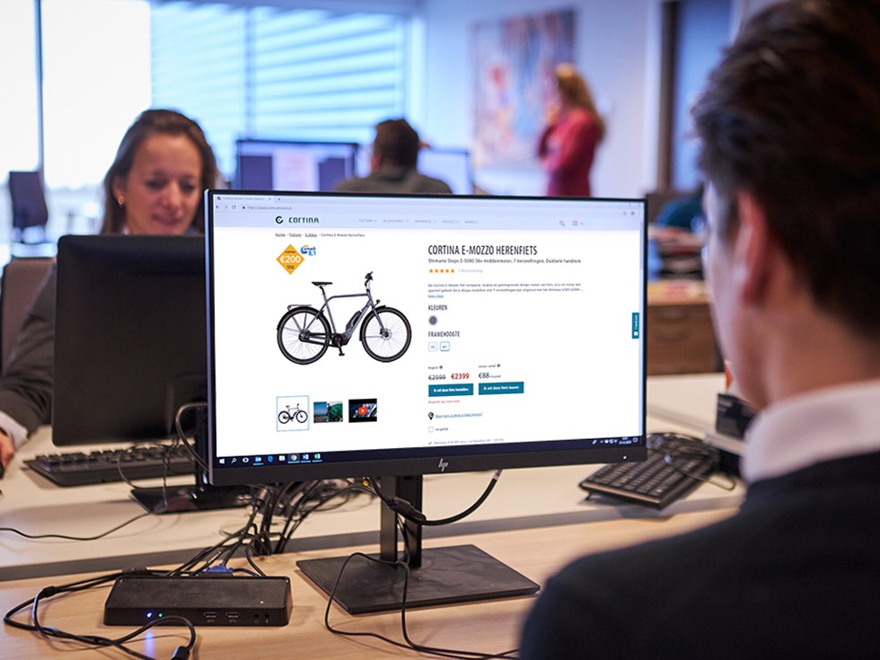 Consumenten bestellen rechtstreeks op cortinafietsen.nl