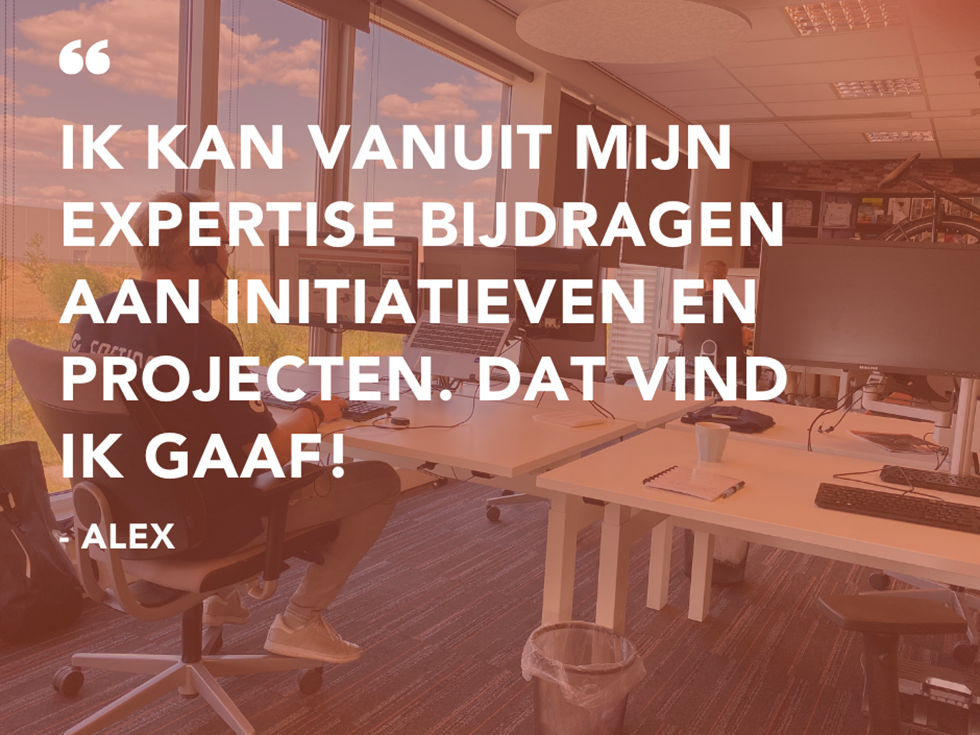 Een werkdag van onze klantenservicemedewerker Alex