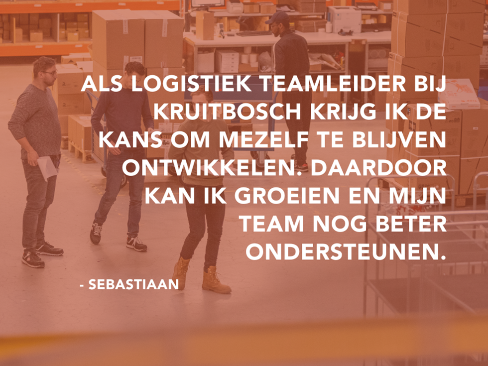 Een werkdag van logistiek teamleider Sebastiaan