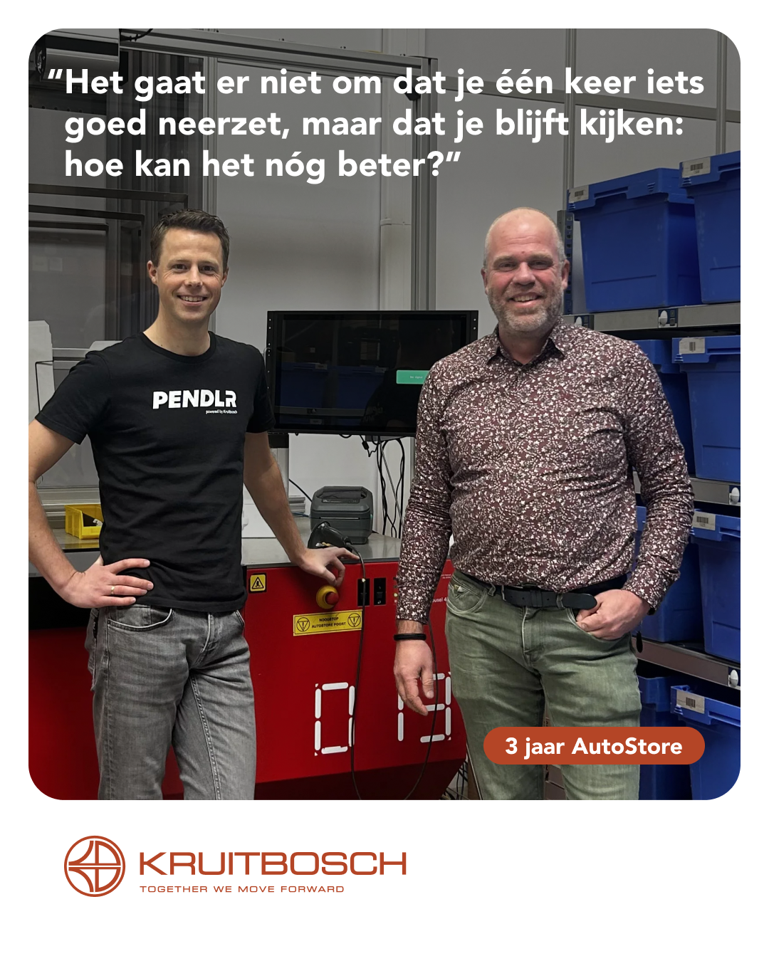 Wat levert AutoStore écht op? Drie jaar later bij Kruitbosch!